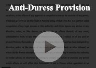 Anti Duress Provision