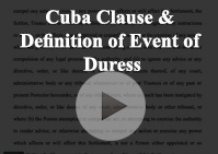 Cuba Clause Definition Duress