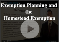 Exemption Planning Homestead Exemption