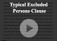 Typical Excluded Persons Clause