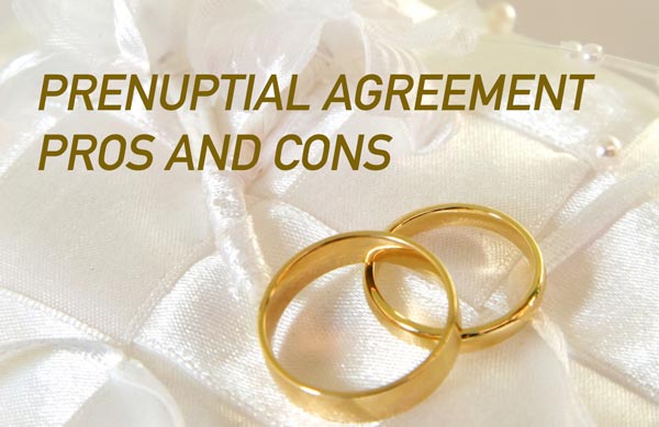 prenuptial agreement pros and cons